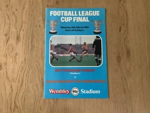 Nottingham Forest v Wolverhampton Wanderers - 1979/80 Football League Cup Final - Picture 1 of 1