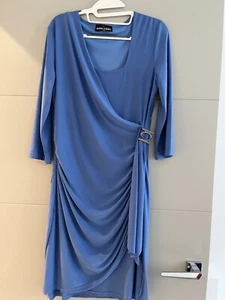 Ladies  Paris Pierre Cardin blue dress - Picture 1 of 3