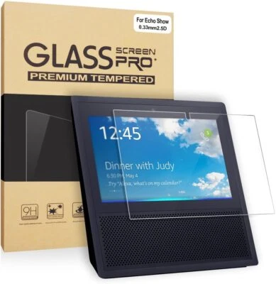 3x Tempered Glass Screen Protector For Amazon Echo Show 1st Generation 2017  - Image 1 of 2