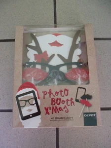 DEPOT Photo Booth Xmas Set Party Accessoires Weihnachten Partydeko Neu - Bild 1 von 4