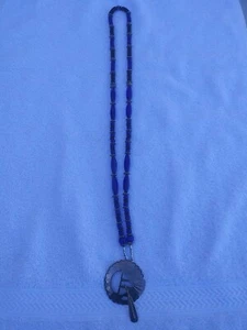 #0107 Vintage 925 sterling silver Heavy Necklace Taxco Mexico - Picture 1 of 9