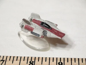 Star Wars Galoob Micro Machines A-Wing Battle Damaged with stand - Picture 1 of 5