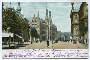 CPA - Carte Postale - Pays Bas - Amsterdam - Voorburgwal met Kon. Postkantoor -  - Imagen 1 de 2