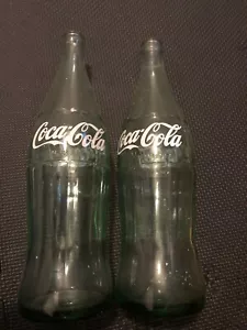 (2) Coca Cola grüne Flaschen 26 Unzen Vintage - Bild 1 von 4