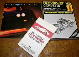 Corvette Service Repair & Owners Manual & Brochure 1981 81 L82 L-82 L48 Stingray - Picture 1 of 12