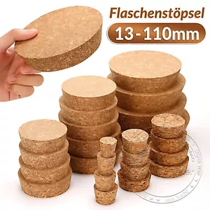 Korken aus NATURKORK, Fasskorken Flaschenkorken verschiedene Durchmesser konisch - Picture 1 of 34
