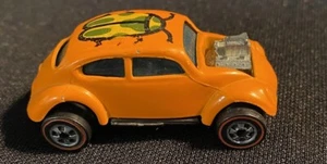 Vintage Hot Wheels Redline VW Bug Custom Volkswagen Beetle Orange 1967 HK - Picture 1 of 7