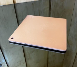 1/8” Thick Pure Copper Heat Diffuser 6” Square Stove Topper Defrost Plate - Picture 1 of 5