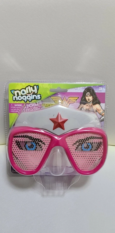 2016 Narly Noggins kids Wonder Woman swim mask - New in package - Image 1 of 2