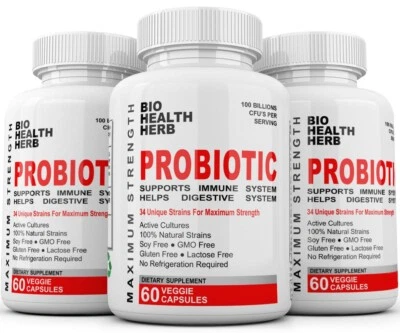 ULTRA PROBIOTIC 100 Billion CFUs 180 capsule NOW ULTIMATE FLORA PRIMAL NATURAL - Image 1 of 4