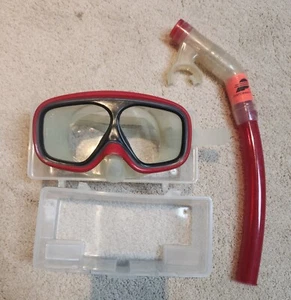 Performance Diving Snorkeling set: Mask and Snorkel plus free case - Picture 1 of 4