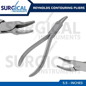 Reynolds Contouring Pliers Dental Orthodontic Surgical Instruments German Grade - Picture 1 of 10