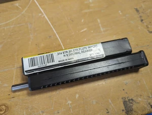 MSC Chucking Reamer: 0.314″ Dia, Straight Flute, Straight Shank, High Speed Stee - Picture 1 of 2