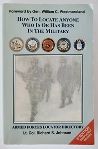 How to Locate Anyone Who Is or Has Been in the Military 5th Edition 1993 - Picture 1 of 5