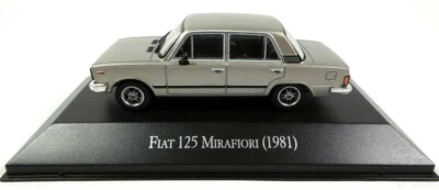 IXO - FIAT 125 Mirafiori berlina 4 porte grigia del 1981 venduta in blister -... - Immagine 1 di 4