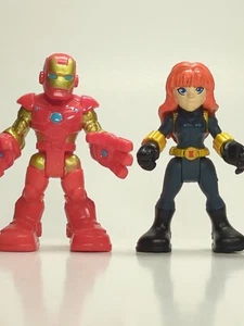 Playskool Heroes Marvel Super Hero Adventures Iron Man & Black Widow Figuren - Bild 1 von 8