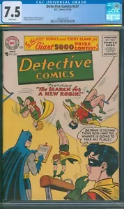 Detective Comics #237 🌟 CGC 7.5 White Pages 🌟 Batman Silver Age DC Comic 1956 - Picture 1 of 2