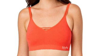 Kindly Yours: Pullover sin costuras cuello en V bralette (rojo amapola) Talla: XXXL - Imagen 1 de 6