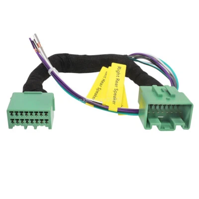 Factory Radio Add Amplifier Wire Harness Adapter for 14-19 Chevy Silverado 1500 - Image 1 of 4