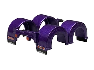 1/64 DCP PARTS PURPLE PETERBILT 359/379/389 REAR SHOW FENDERS W/ LIGHTS - Picture 1 of 3