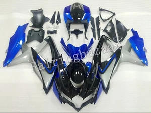 Fit for 2008-2010 GSXR600 GSXR750 Blue Black Gray ABS Injection Fairing Kit - Picture 1 of 7