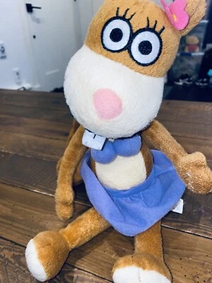 Bob Esponja Pantalones Cuadrados Disney Mejillas Arenosas En Bikini Púrpura 11" Felpa Suave Foto 1 de 4