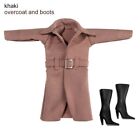 Up Game Dolls Outfits Toy Clothes Coat Doll Overcoat Mini Trenchcoat Shoes