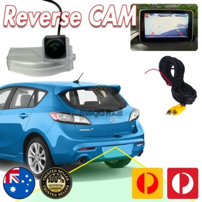 Reverse Backup Camera For Mazda 3 BK BL 2003-2013 Rear View Car parking CAM - Image 1 of 4