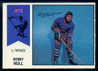 1974-75 OPC O PEE CHEE WHA #50 BOBBY HULL NM WINNIPEG JETS BLACK HAWKS Card - Image 1 of 2