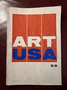 VINTAGE 1959 ART USA: 59 COLISEUM NYC FINE ART EXHIBITION CATALOGUE - Picture 1 of 8