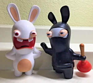 2015 McDonalds Rabbids Rabbits Invasions Ninja & Bwaan LOT - Bild 1 von 6