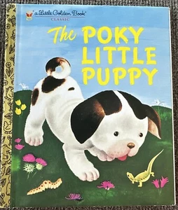 Janette Sebring Lowrey The Poky Little Puppy Little Golden Book Hardcover - Foto 1 di 5