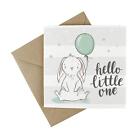 Wildflower Plantable Eco-friendly New Baby Card - Hello Little One Bunny Rabbit