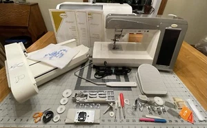 Baby Lock Ellegante 2 BLG2 W/ Upgrade 4.1 & Handbook Embroidery Sewing Machine - Picture 1 of 24