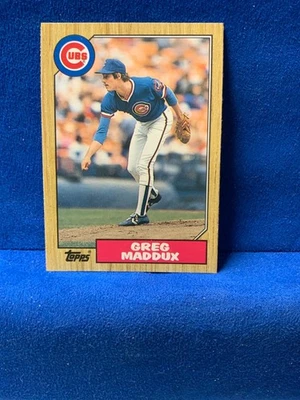 1987 Topps Traded Грег Мэддокс - Chicago Cubs - карточка No: 70T - дебютант - Изображение 1 из 2