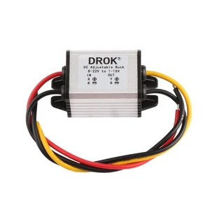 Waterproof DC Buck Converter 3A Adjustable Voltage Regulator 8-22V to 5V 12V - Picture 1 of 7