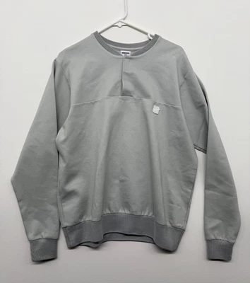 Undefeated Gray Fleece Pullover Crewneck Mens S Sweater UNDFTD Y2K - Image 1 of 4