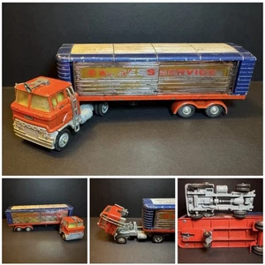 Remolque semirremolque vintage Major Corgi Ford cabina inclinable 1137 servicio expreso G407 - Imagen 1 de 8