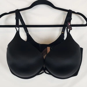 Victorias Secret Bombshell Plunge Bra 38DD Push-Up Padded Adds 2 Cups Black NWT - Picture 1 of 12