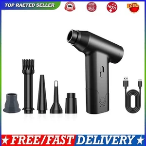 Compressed-Air Duster 110000 RPM PC Dusters Rechargeable Keyboard Cleaning Kit - Photo 1/12