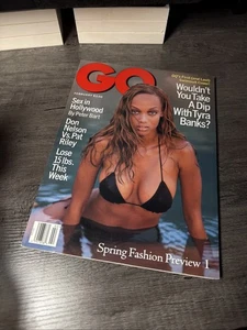 1996 FEBRUARY GQ MAGAZINE - TYRA BANKS - Bild 1 von 1