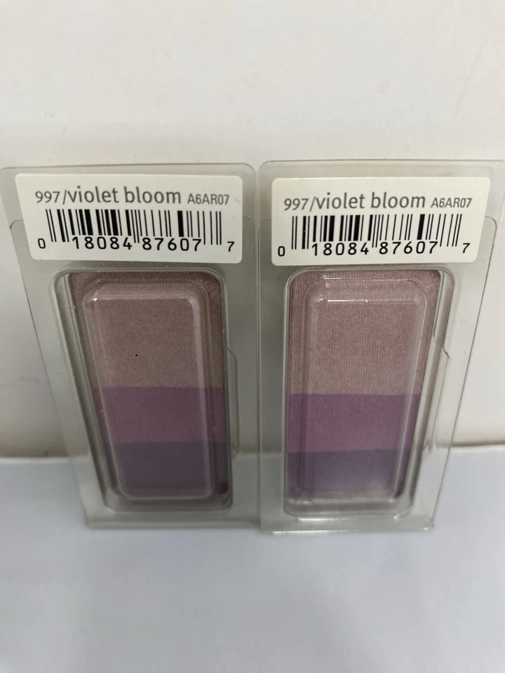 X2 Aveda Eye Shadow Color Trio VIOLET BLOOM 997 NEW - Image 1 of 3