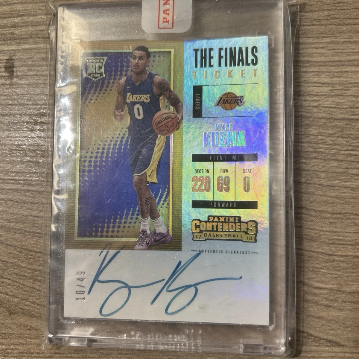 Kyle Kuzma Basketball Rookie Trading Cards & Accessories for sale