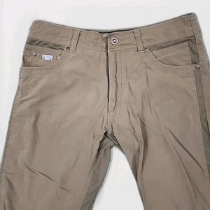 Kuhl Men’s Outdoor Hiking Radikl Dark Tan Pants Size 33 x 32 (M4) - Picture 1 of 7