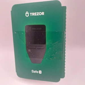 TREZOR SAFE 3 Passphrase & Secure Element Crypto Hardware Wallet - Cosmic Black. - Afbeelding 1 van 7
