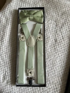 Suspender Boys Bow Tie Suspender Set. - Picture 1 of 6