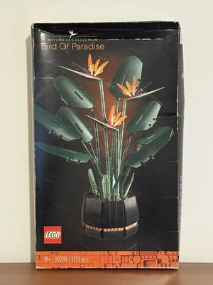 LEGO Icons 10289 Bird of Paradise Botanical Collection New Sealed Set Dented Box - Image 1 of 4