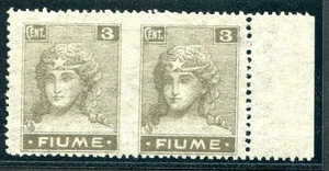 River - Allegory 3 c. grey pair not serrated in the center - Picture 1 of 1