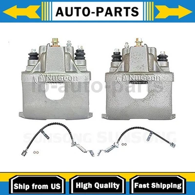 Pinza de freno delantera con mangueras lado conductor pasajero se adapta a Plymouth Voyager 2000 Foto 1 de 4