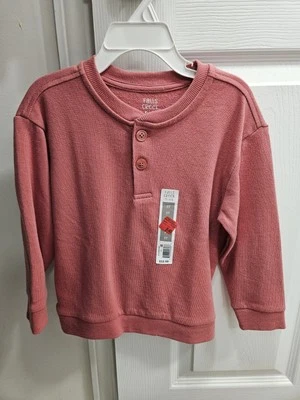 Suéter Unisex Niños Rosa Manga Larga Camisa, 3T Foto 1 de 2